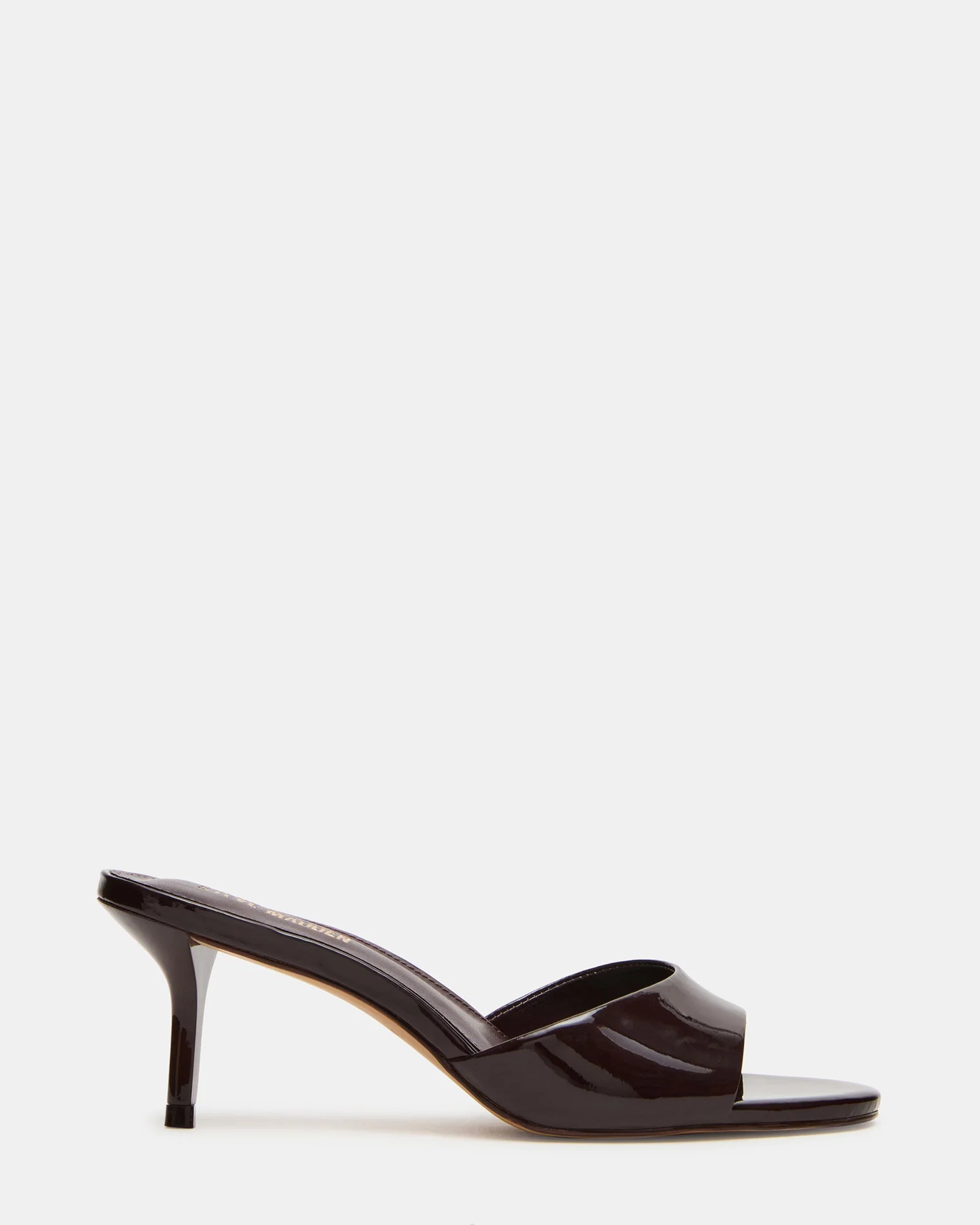 KENDRIX Brown Leather Women's Mule Heel | Steve Madden (US)