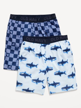 Printed Jersey Pajama Shorts 2-Pack for Boys | Old Navy (US)