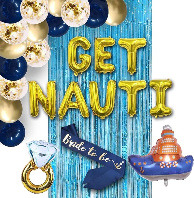Nautical Bachelorette Party Decorations – Bachelorette Party Favors Nautical Bridal Shower Deco... | Amazon (US)