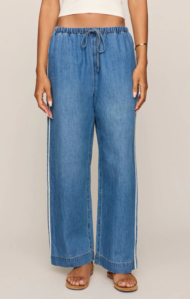 The Sidelines Denim Track Pant | Z Supply