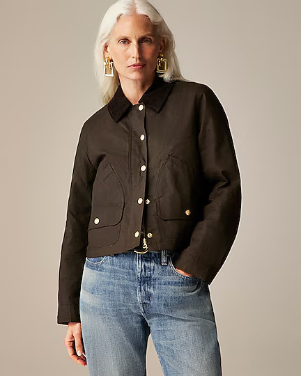 Short Barn Jacket™ in English ripstop cotton | J. Crew US