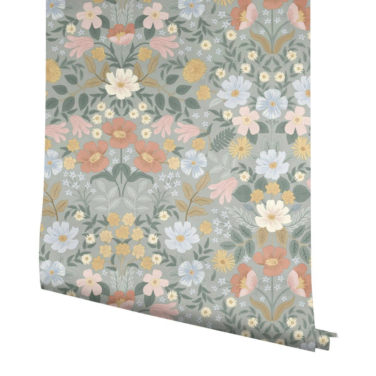 Bramble Garden 20" L x 27" W Peel and Stick Wallpaper Roll | Wayfair North America