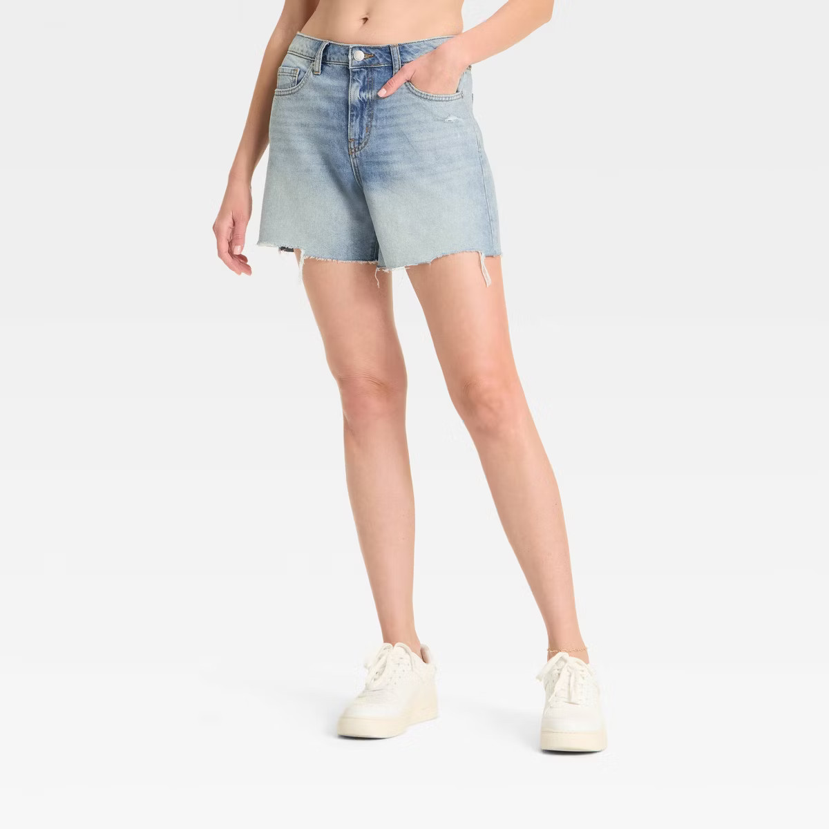 Women's Mid-Rise Loose Denim Shorts - Wild Fable™ | Target