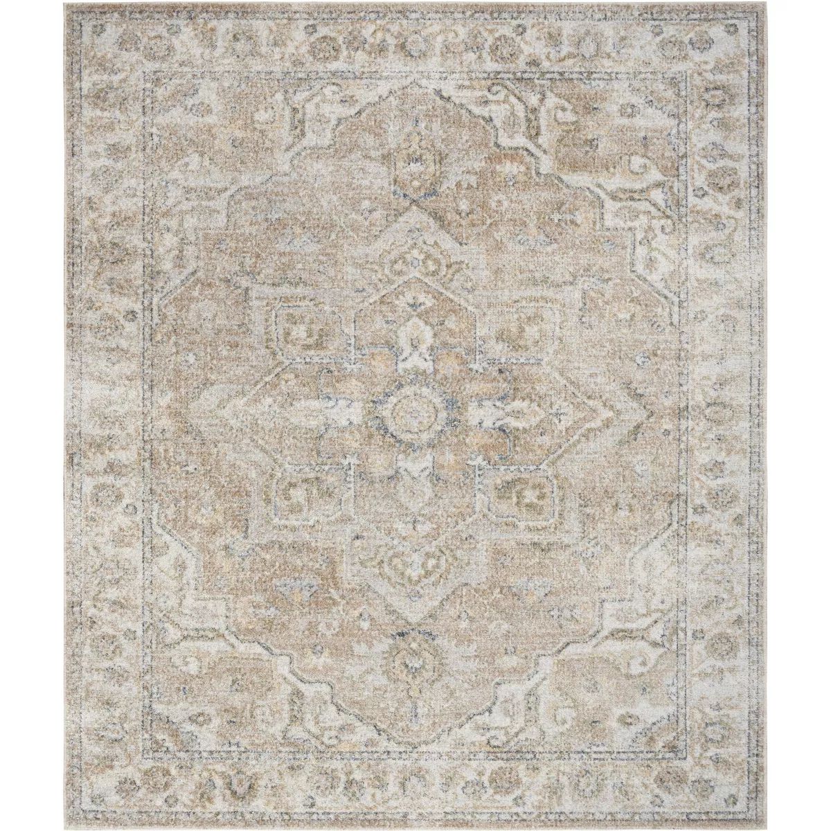 Nourison Washable Astra Vintage Medallion Indoor Flatweave Area Rug | Target