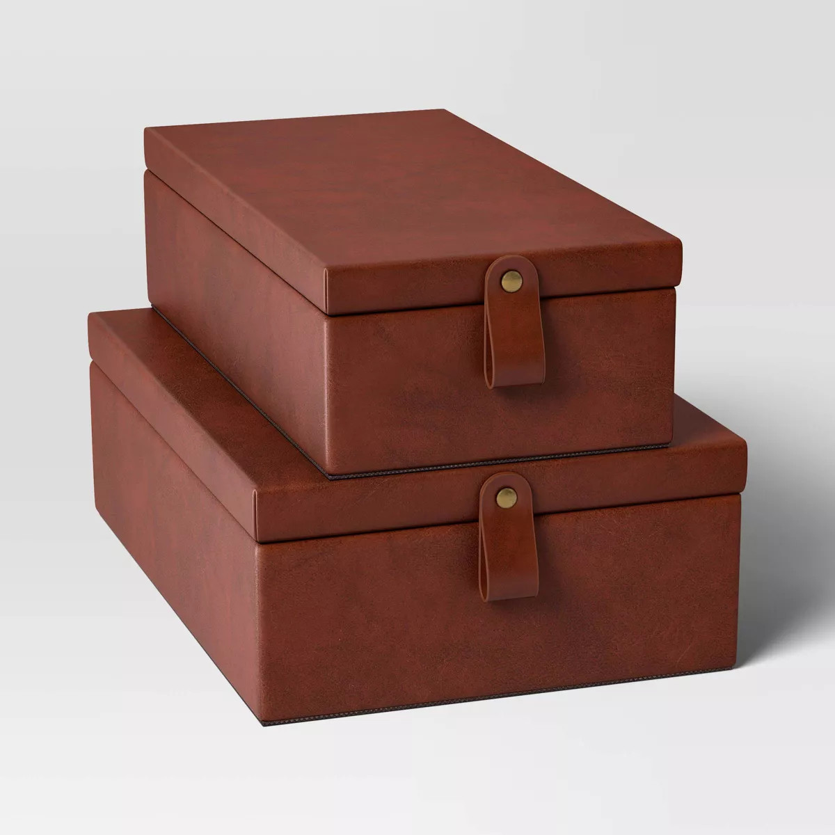 Faux Leather Storage Box Set - Threshold™ | Target