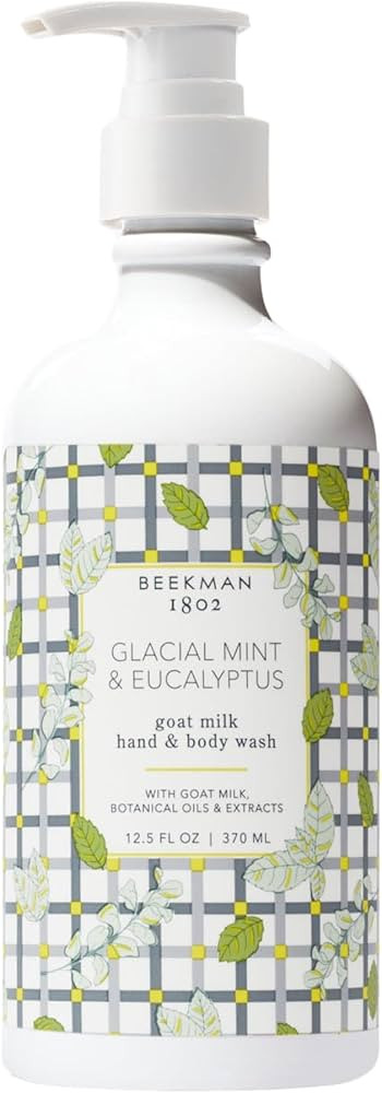 Beekman 1802 Goat Milk Hand Wash, Glacial Mint & Eucalyptus - Scented - 12.5 oz - Cleanses, Softe... | Amazon (US)