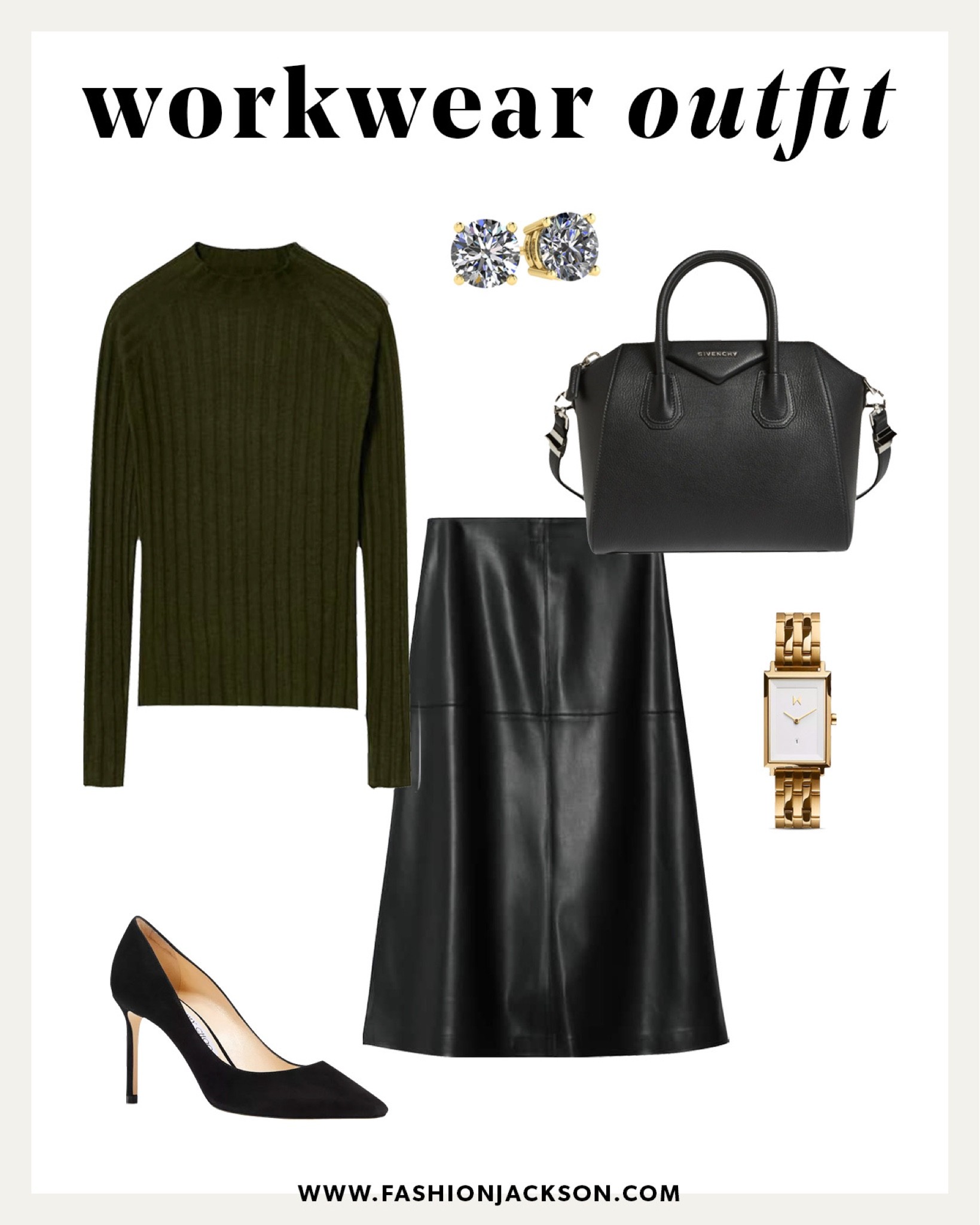 Fall workwear outfit idea #fallfashion #falloutfit #workoutfit #leatherskirt #midiskirt #businesscasual #fashionjackson

#LTKworkwear #LTKstyletip #LTKunder100