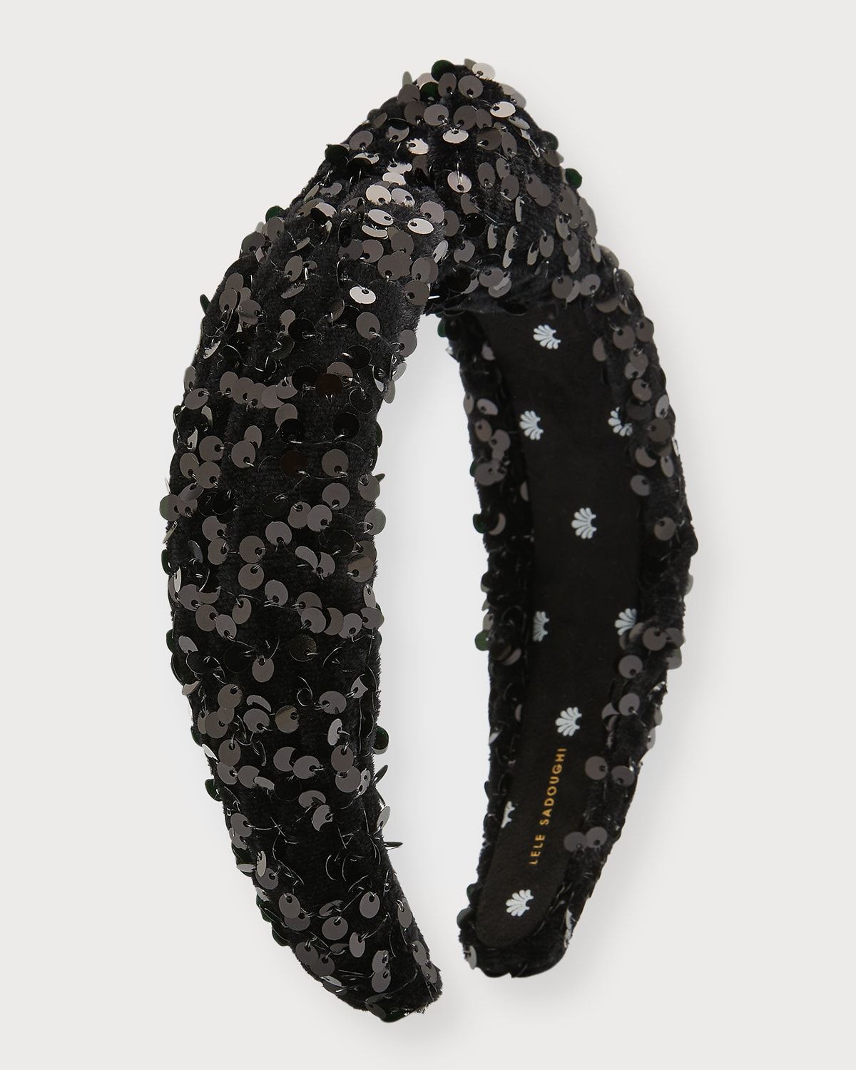 Sequin Knotted Headband | Neiman Marcus