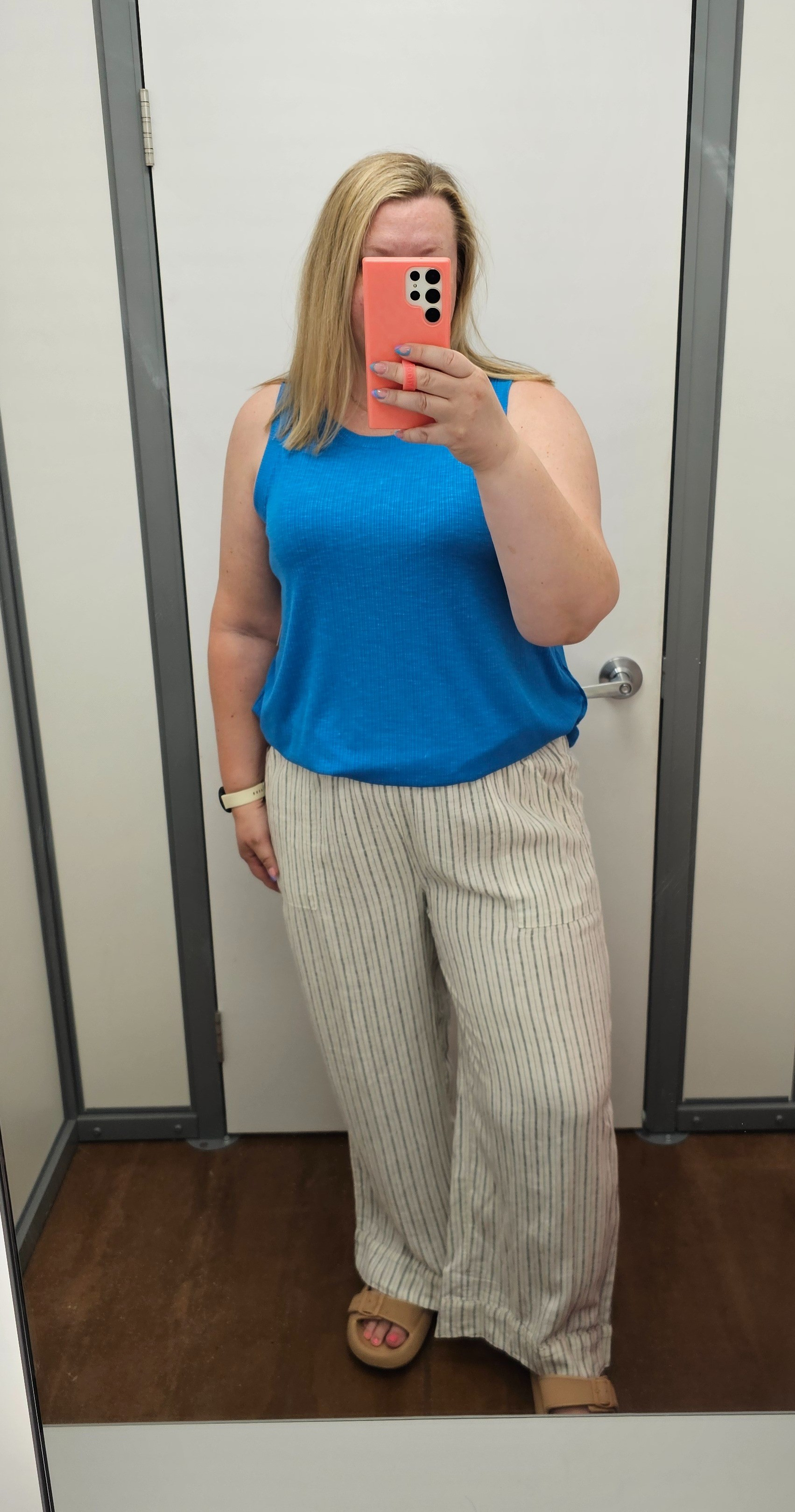 This tank is such a gorgeous blue/turquoise color. Wearing an XL. Runs large.  Pants are an XXL.  

#LTKxWalmart #LTKFindsUnder50 #LTKMidsize