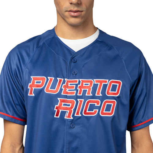 New Era Mens New Era Puerto Rico FG Jersey - Mens Light Royal Blue/Multi Size L | Foot Locker (US)