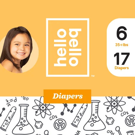 Hello Bello Diapers Jumbo Pack - Gaseous States - Size 6 (17ct) | Walmart (US)