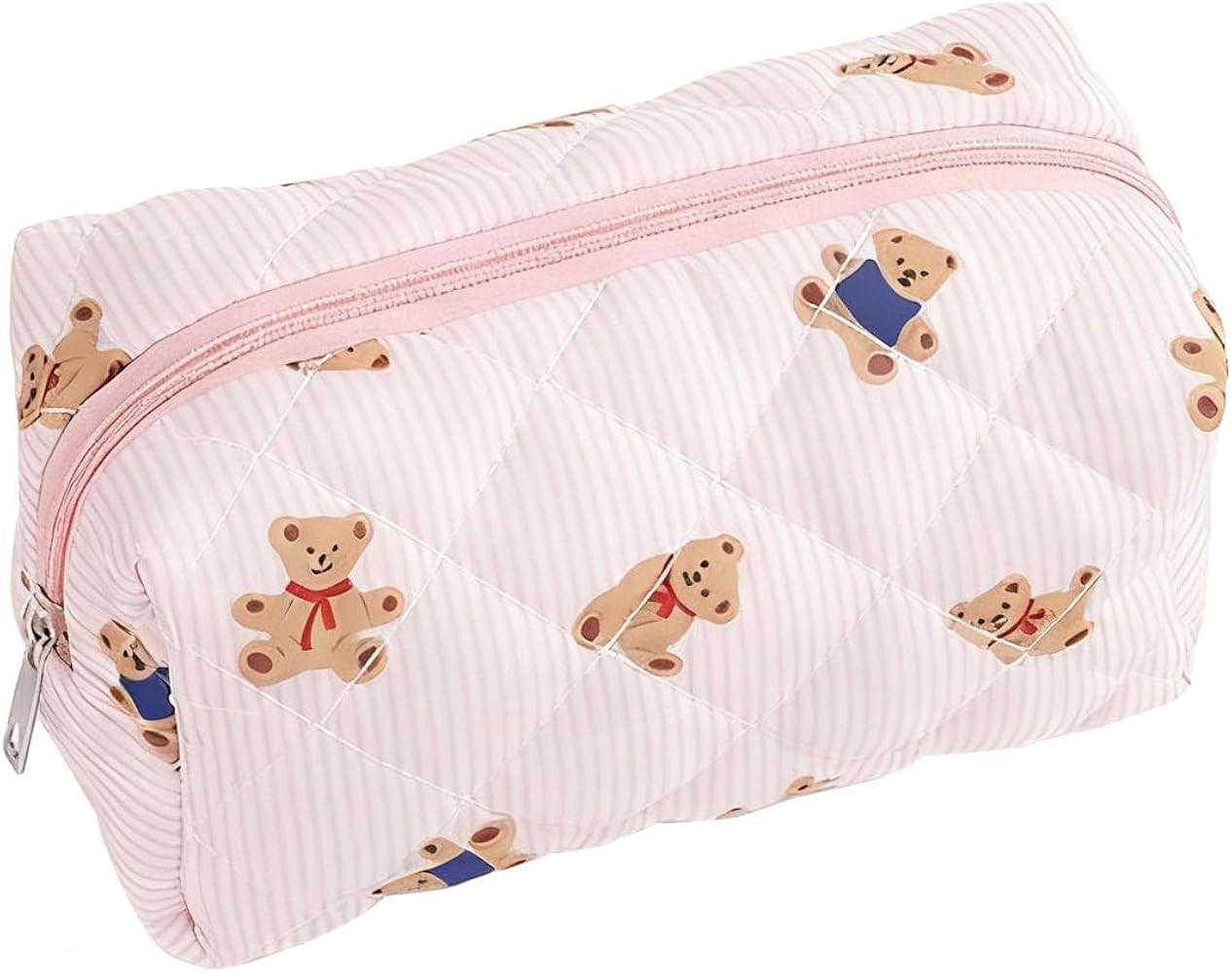 Makeup Bag Small Cosmetic Pouch for Purse Simple Make Up Bags for Women Girls | Amazon (US)