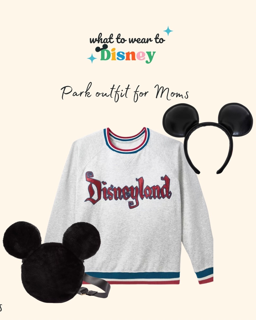 Park outfit for moms! #disneyland