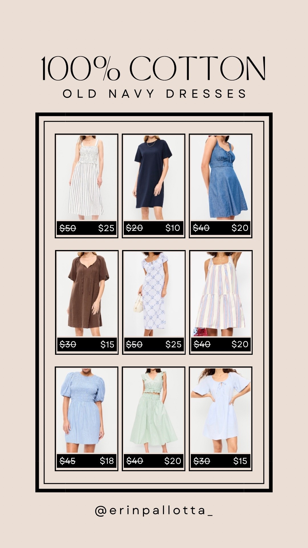 100% cotton dresses from Old Navy are on sale for 50%-60% off! These are great for spring, Easter dresses, Mother’s Day dresses, and summer. The colors are so dreamy and airy!

#LTKSaleAlert
