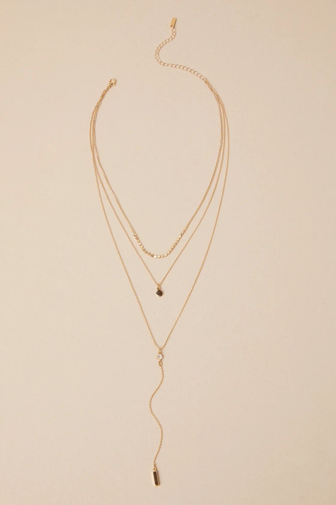 Coretta Layered Gold Necklace | Lulus