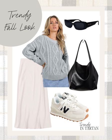 Trendy fall look! Fall outfit 

Maxi skirt on sale for 20% off

Sweater, slip skirt, maxi skirt, new balance sneakers, black purse, sunglasses

#LTKmidsize #LTKSeasonal #LTKSale