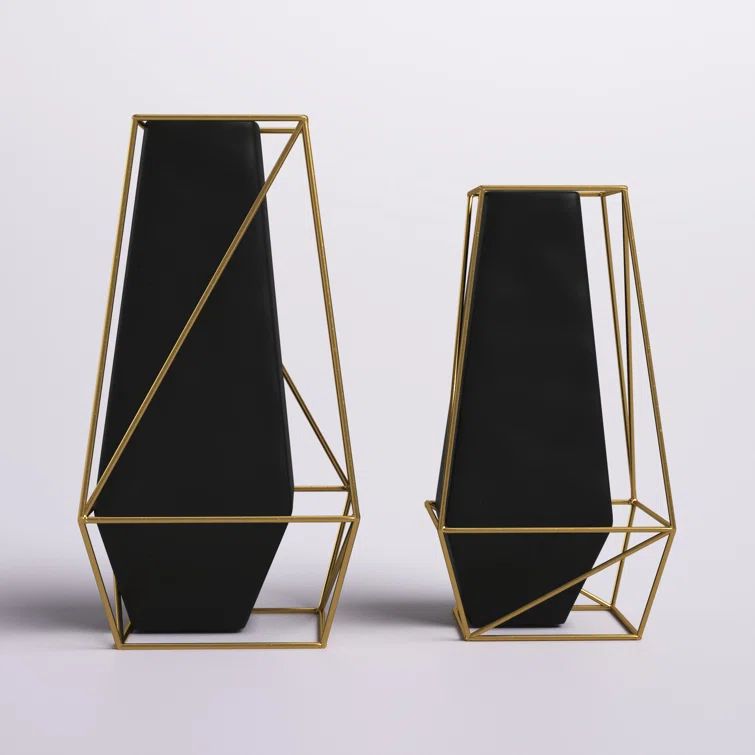 Santino Metal Table Vase | Wayfair North America
