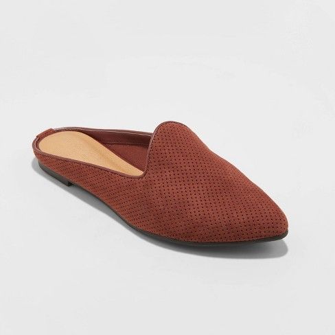 Women's Faux Leather Printed Mules - Universal Thread™ | Target