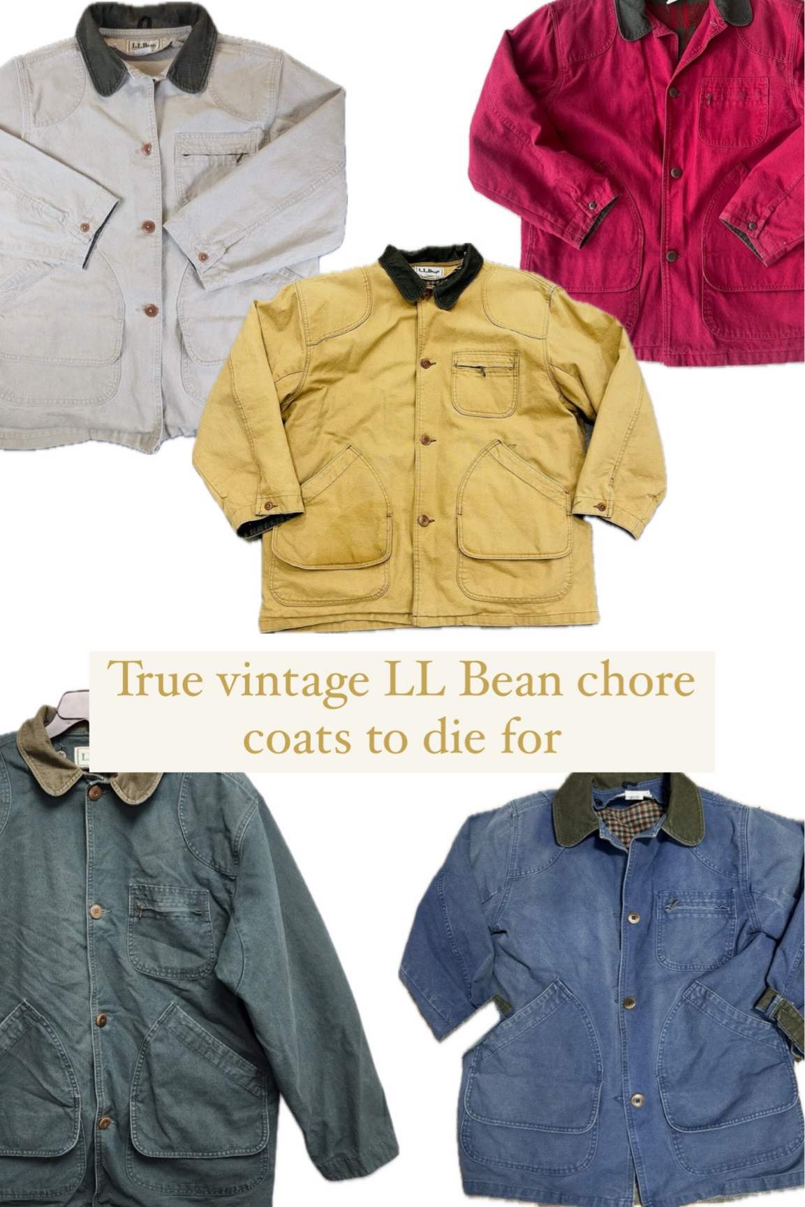 Vintage LL Bean coats from eBay 

#LTKWorkwear #LTKFindsUnder100