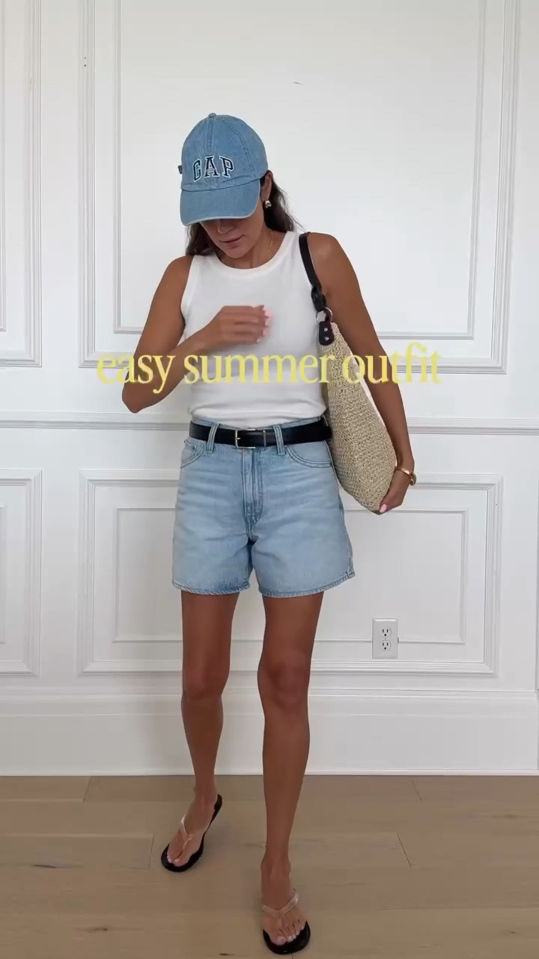 Easy summer outfit ☀️

Wearing size small in sweater tank 

#LTKootd #LTKgrwm #LTKOver40