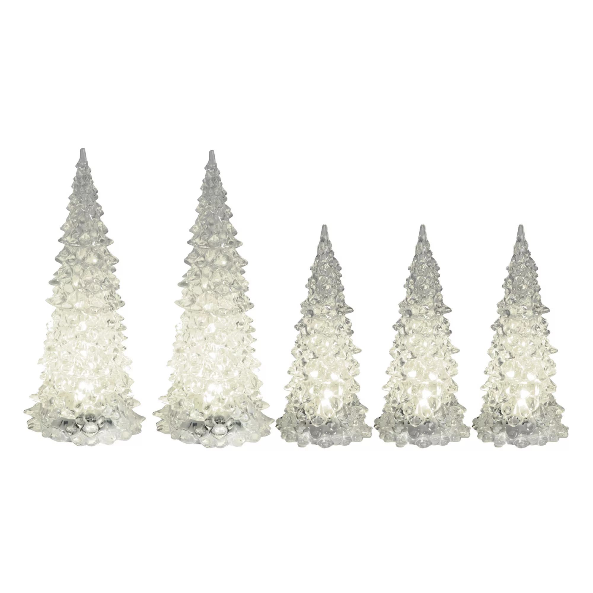LumaBase 5-Piece Battery Operated Crystal Trees | Kohl's