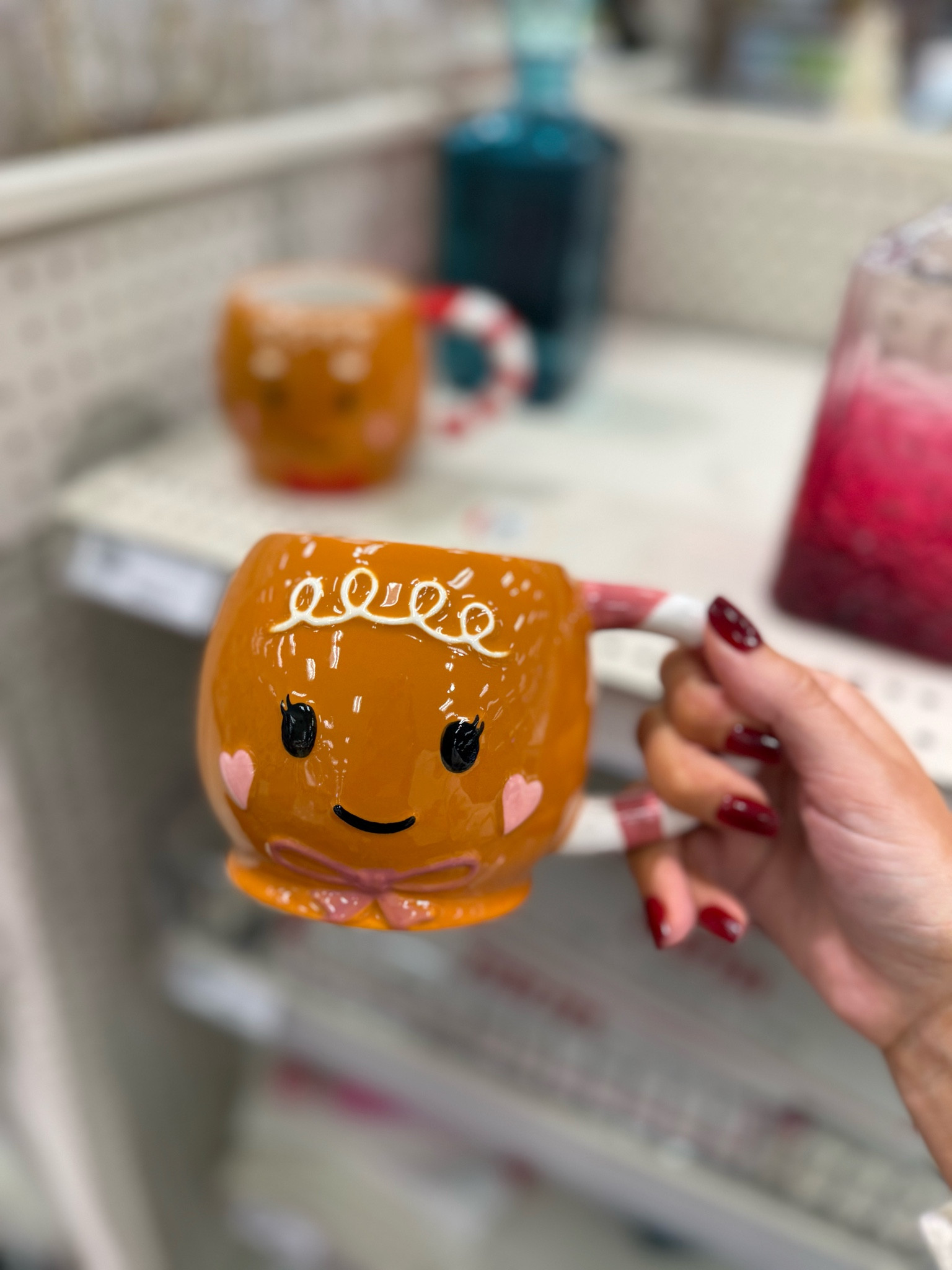Cute target dollar spot find: gingerbread man and woman holiday mugs! 

#LTKHoliday #LTKSeasonal #LTKFindsUnder50
