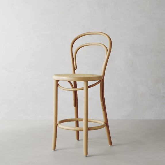 Ton 14 Caned Dining Counter Stool | Williams-Sonoma