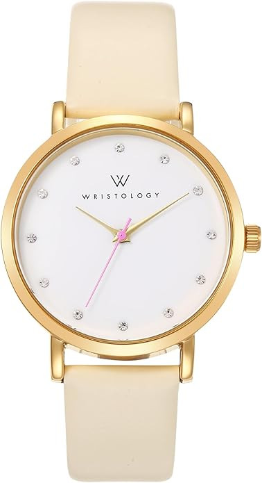 Wristology 2 Sizes Easy Change Band Womens Watch Crystal Womens - Interchangeable Strap - Large E... | Amazon (US)