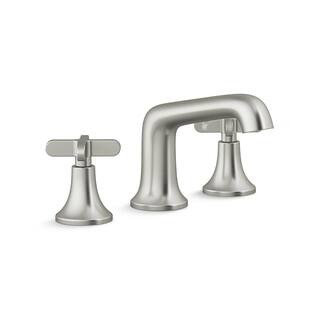 Setra 8 in. Widespread 2-Handle Bathroom Faucet in Vibrant Brushed Nickel | The Home Depot