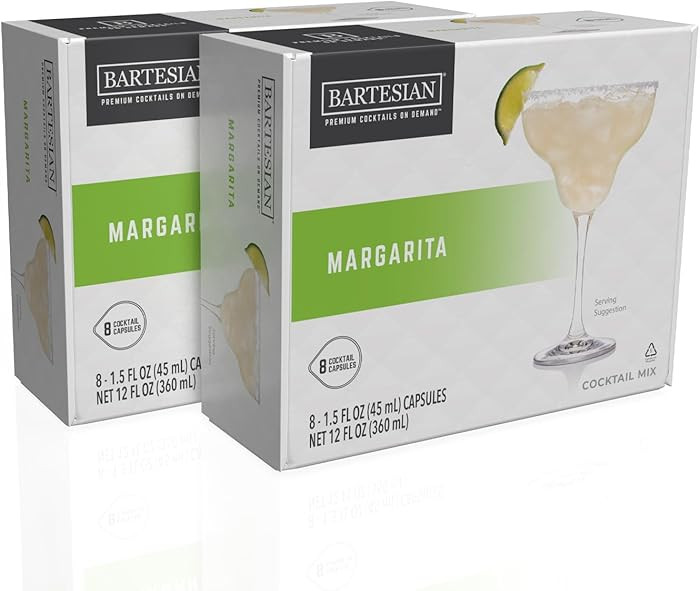Bartesian 16-Pack Margarita Mixer Capsules for Cocktail Machine – Home Bar Mixology Cocktails M... | Amazon (US)