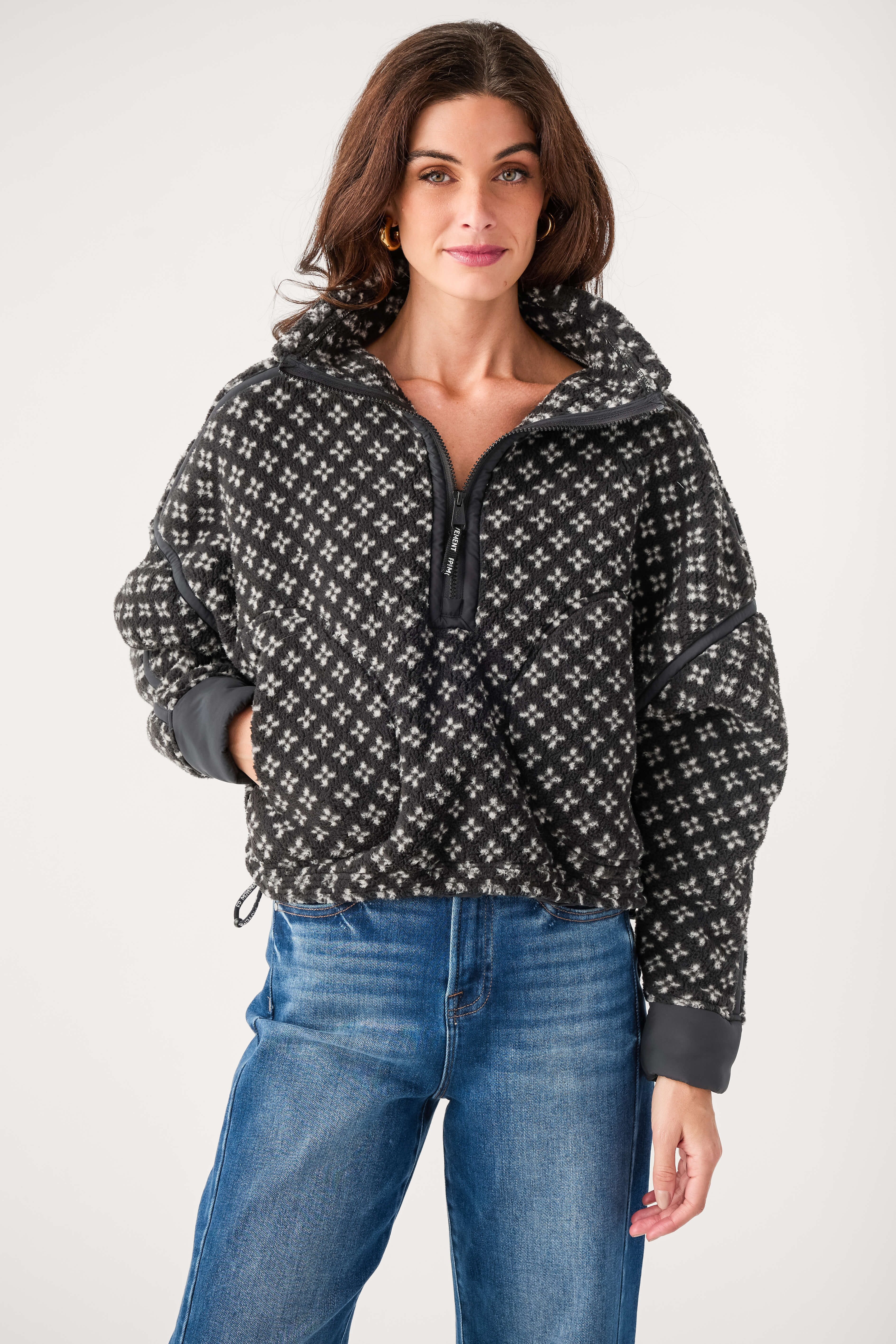 FP Movement Printed Mountain High 1/2 Zip | Social Threads