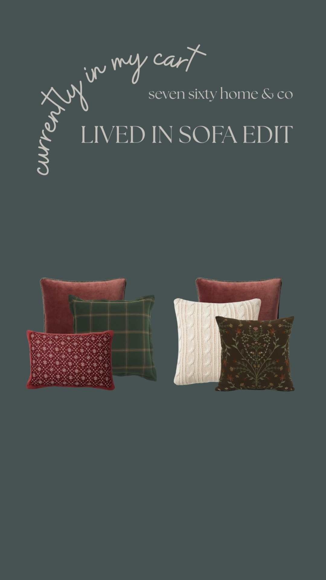 STYLE YOUR SOFA WITH CONFIDENCE THIS HOLIDAY SEASON 

lived in sofa decor, cozy sofa styling, winter living room decor, throw pillow styling, couch pillow arrangement, cozy living room ideas, traditional sofa decor, plaid pillow styling, cable knit pillow decor, embroidered pillow styling, neutral and red pillow mix, holiday sofa decor, winter home styling, classic cozy living room, budget friendly living room decor 

 

#LTKSeasonal #LTKHome #LTKFindsUnder50