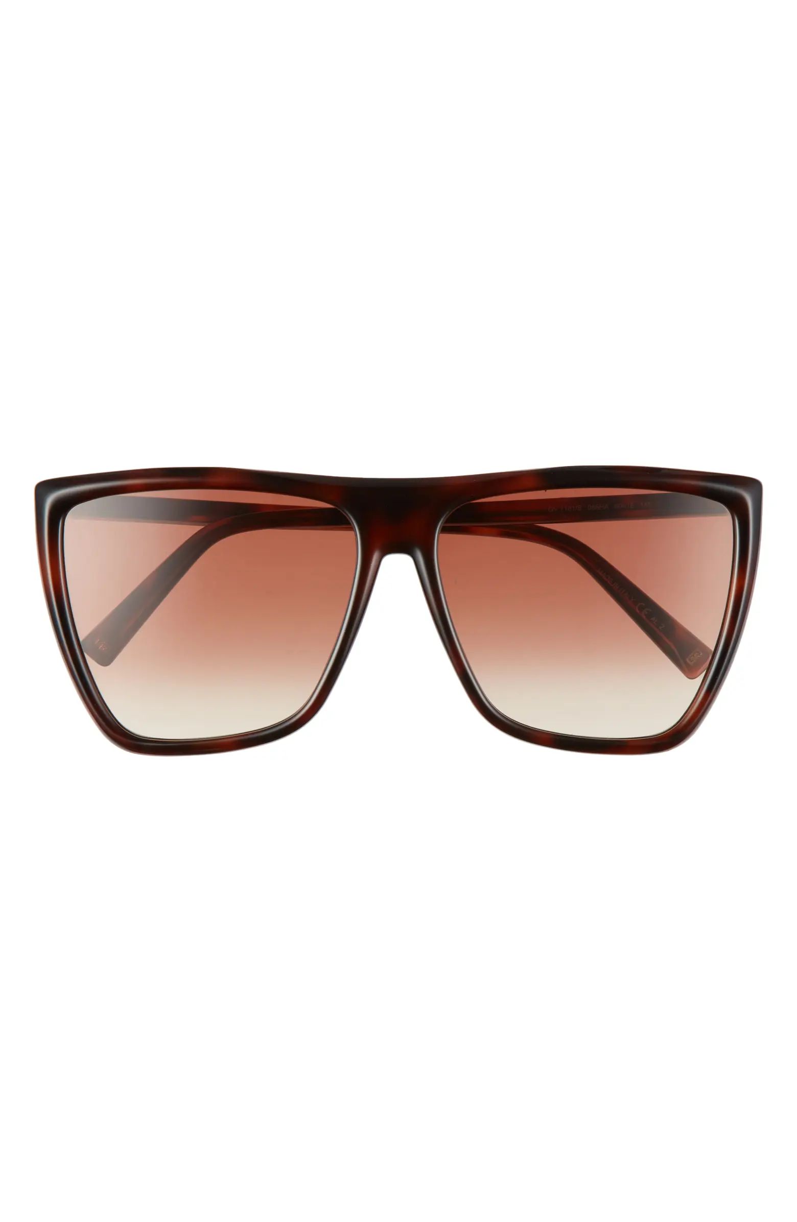 60mm Flat Top Sunglasses | Nordstrom Rack