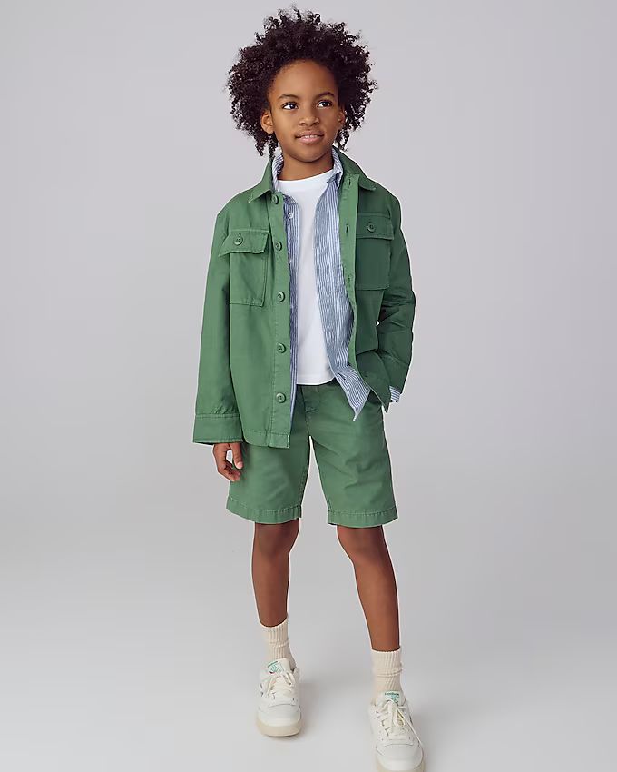 Limited-edition kids' slub cotton field jacket | J.Crew US