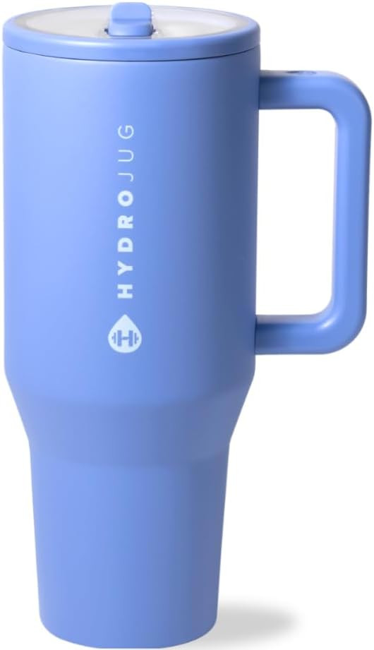 HydroJug Traveler - 32 oz Water Bottle with Handle & Flip Straw - Fits in Cup Holder, Leak Resist... | Amazon (US)