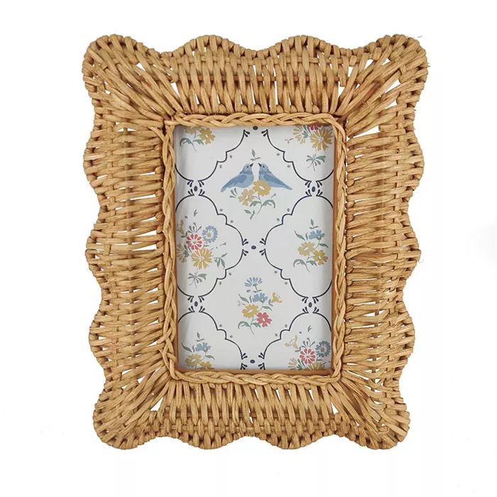 Sonoma Goods For Life® Scalloped 4" x 6" Wicker Frame | Kohls | Kohl's