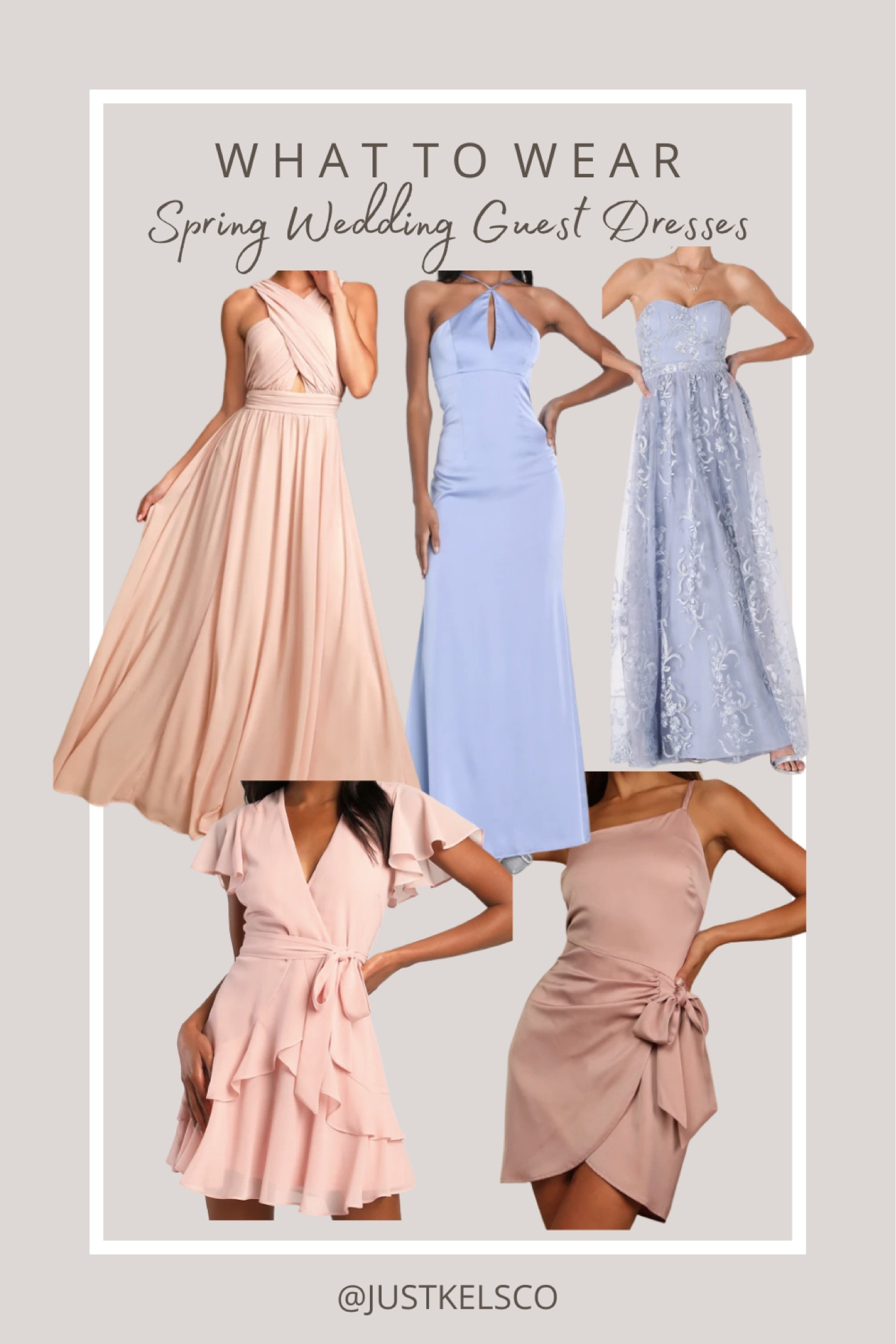 lulus spring wedding guest dresses 

#LTKFind #LTKstyletip #LTKSeasonal