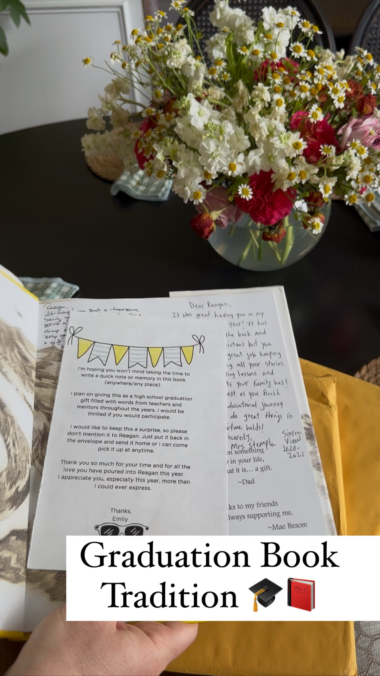 If you haven't heard of this tradition let me quickly explain. You purchase a book about growing in life (oh the places you go is the most common but I find that book beyond boring l) when your child is a kindergartener and gift it to them when they graduate high school. Every year you give the book to your child's teacher and ask them to sign it.

It sounds extra, but it is actually one of the easiest traditions I do. I printed off a note with directions and put it in the book and then put it all in an envelope. The teachers have left the note in the book and kept the envelope so all I have had to do I remember to give it to each teacher.

The key though is to send the book late April because teachers are crazy BUSY in May so if you want a heartfelt note vs a rushed note send it in before the pile of books is 22 books high. 

#LTKFindsUnder50 #LTKGiftGuide