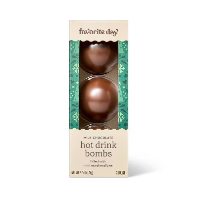 Christmas Hot Chocolate Drink Bombs - 2.75oz/3ct - Favorite Day™ | Target