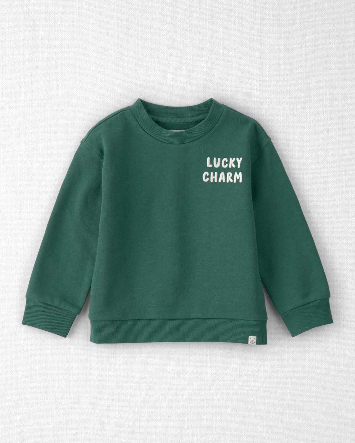 Toddler Organic Cotton Lucky Charm Sweatshirt - Little Planet | Carter's | Carter's Inc