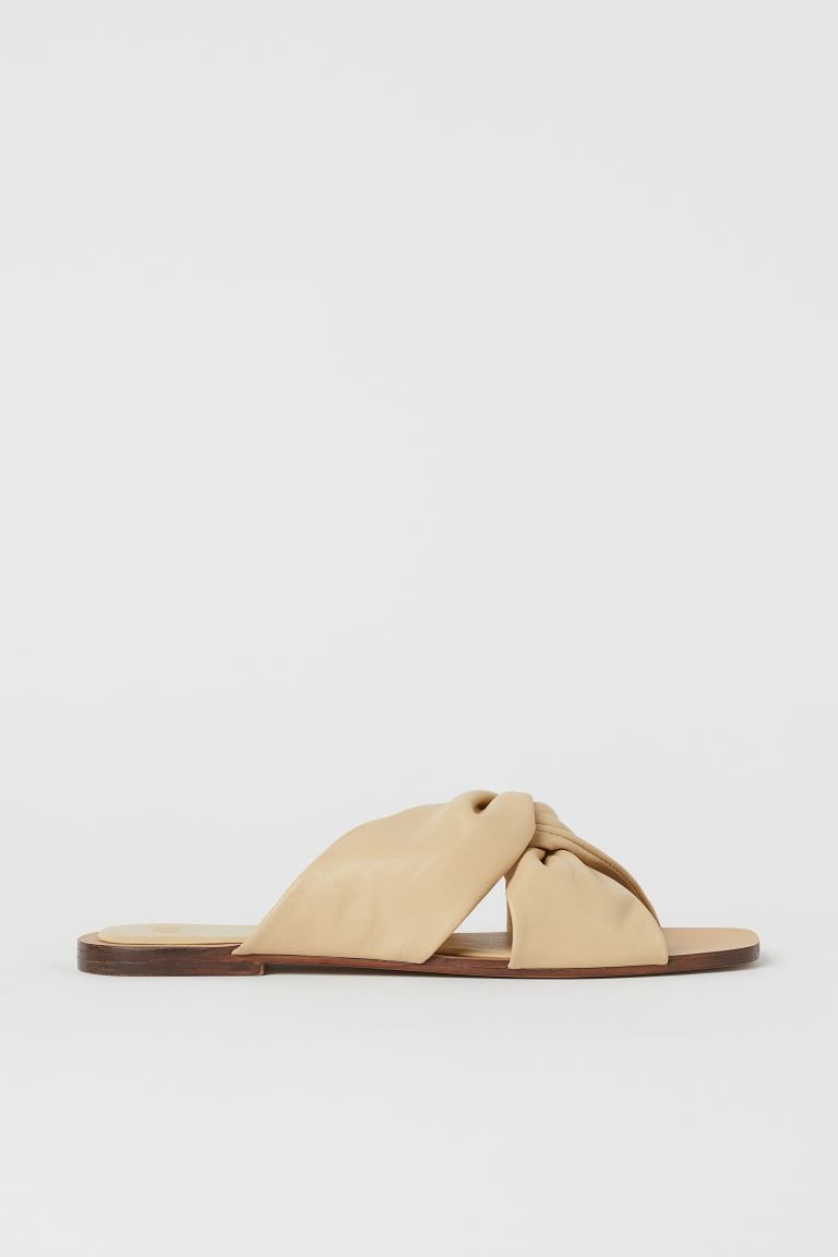 Leather Slides | H&M (US)