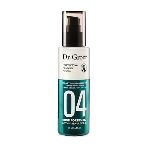 Dr. Groot Bond Fortifying Hair Care Serum with Keratin & Silk Protein, Korean, Professional Bonding System, Clinically Proven to Instant Repair and Thicken Dry, Thin, Damaged Hair | Amazon (US)