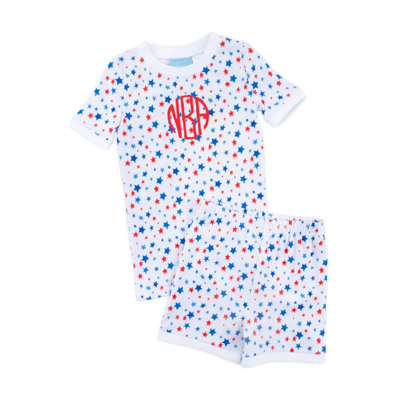 Star Print Short Pajamas | Classic Whimsy