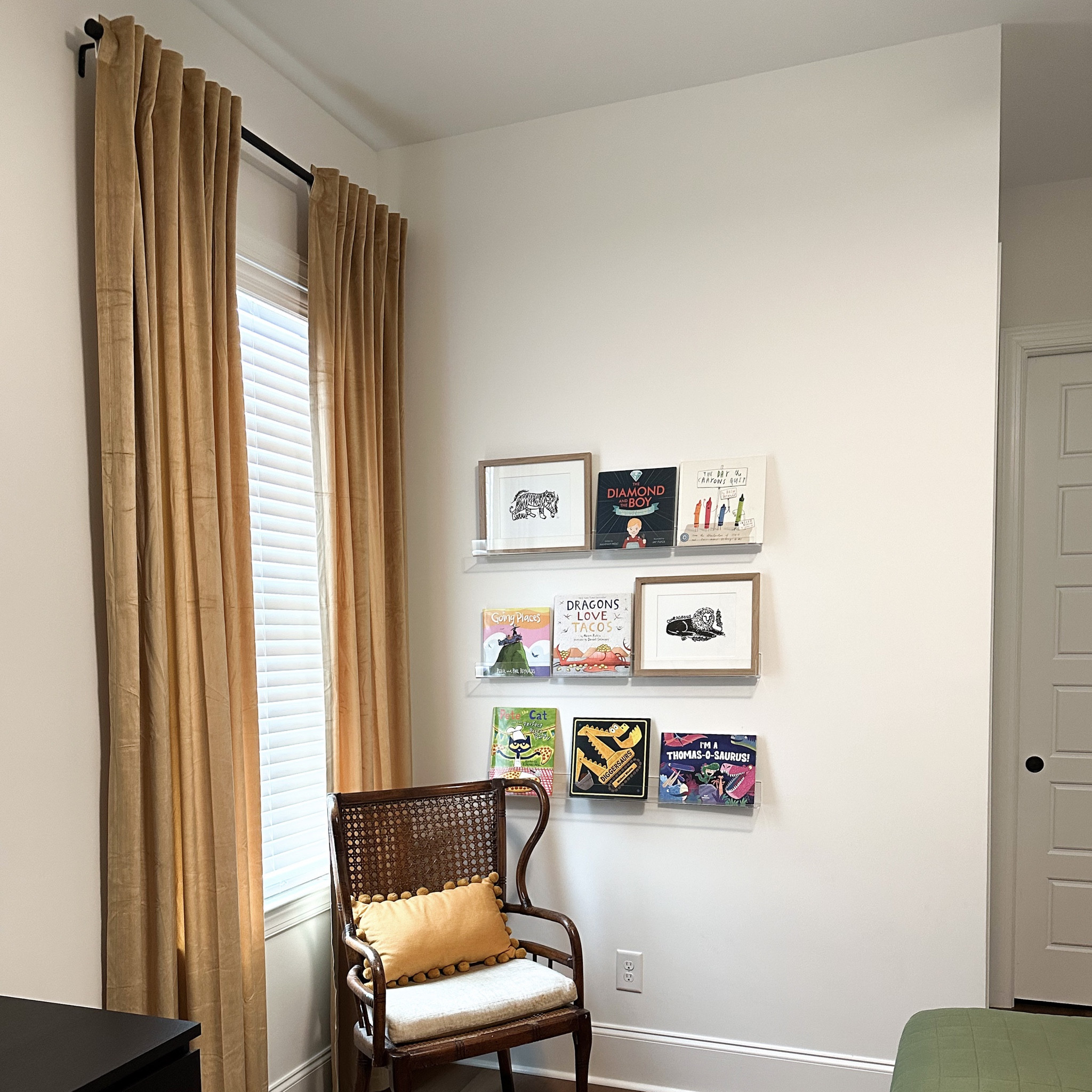 One of my favorite parts of my boys’ shared room is their little reading nook complete with one of my favorite finds of all time - acrylic shelves! I love how they just disappear and keep the room feeling light. #readingnook #designinspiration #kidsroom #bedroominspiration

#LTKFind #LTKhome #LTKkids