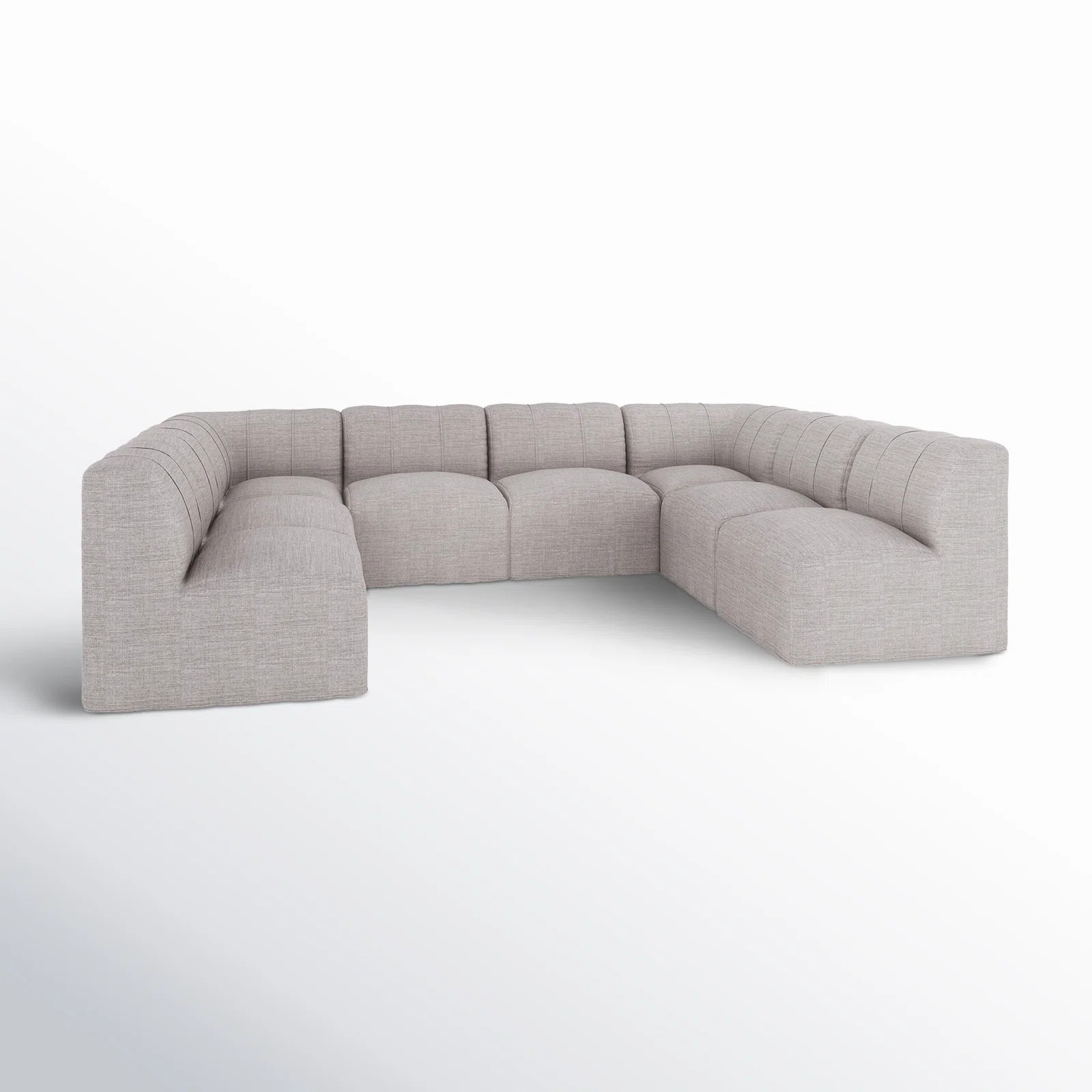 Praia 124" Sunbrella® Outdoor U Sectional | Wayfair North America