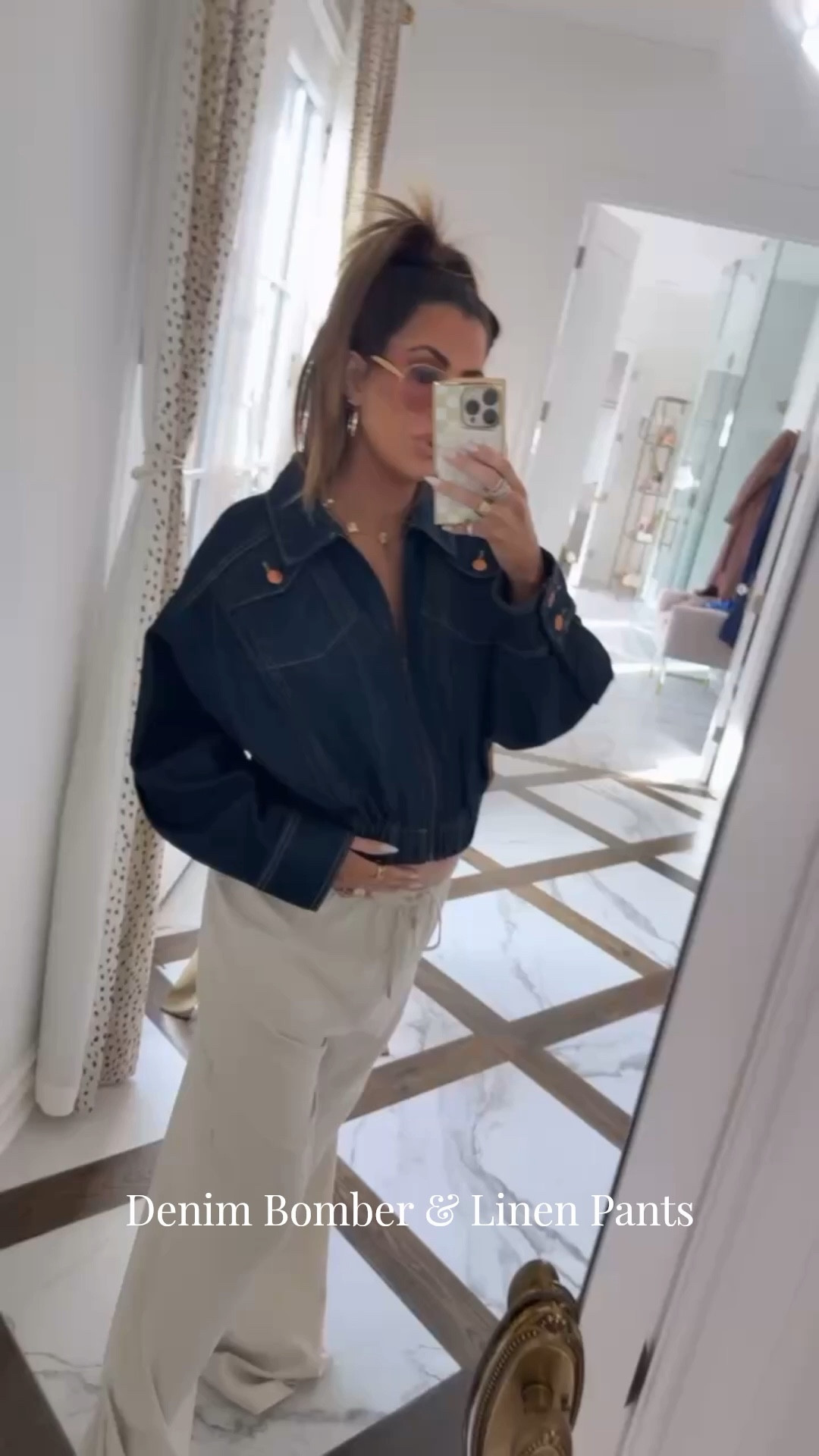 Wearing a size medium in both the denim bomber and linen pants! 

Winter denim, Linen pants, Zara finds, Zara fashion, Date Night Outfits, Maternity Outfits, Maternity, Bump, Spring, Emily Ann Gemma

#LTKdayinmylife #LTKootd #LTKBump