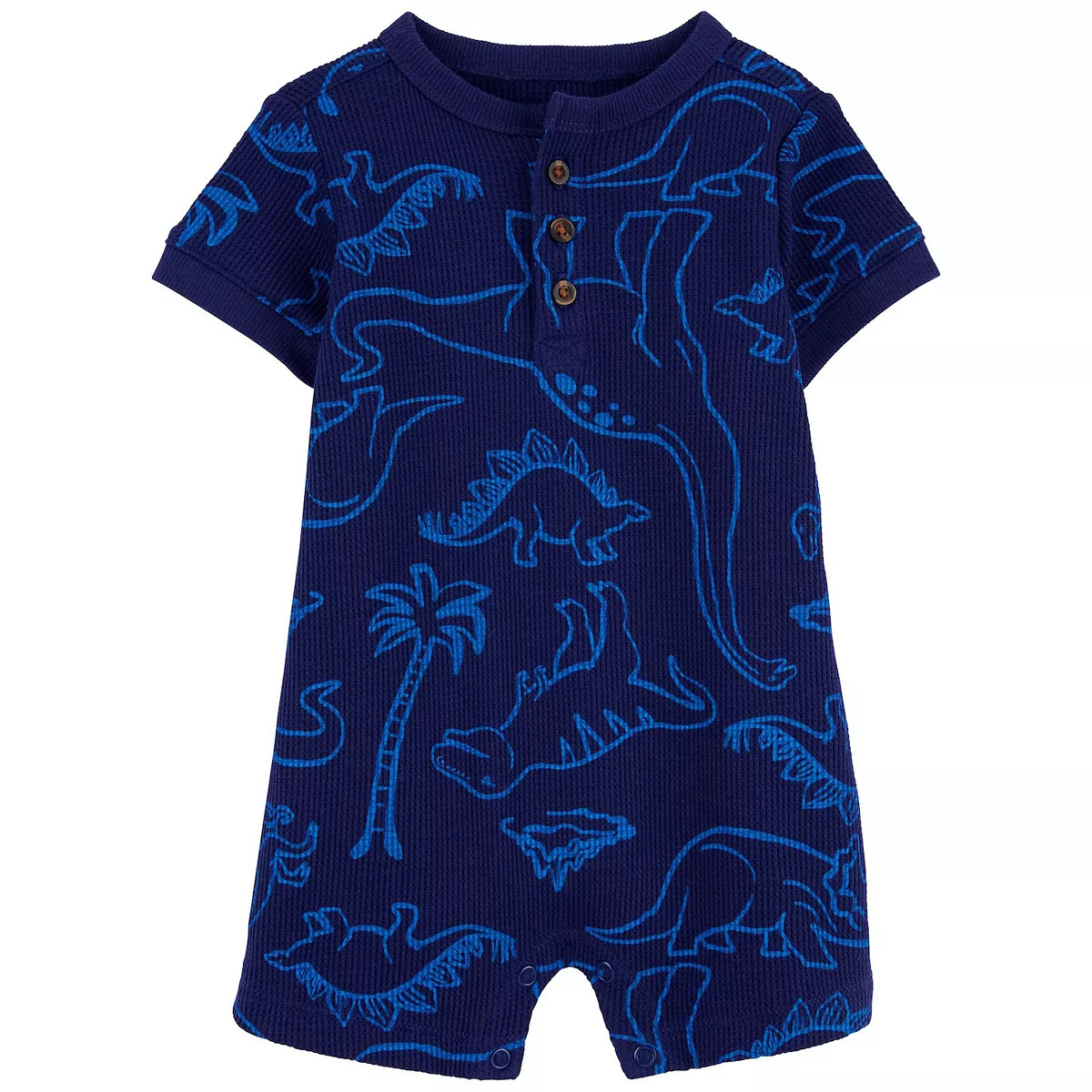 Baby Boy Carter's Dinosaur Thermal Romper | Kohl's