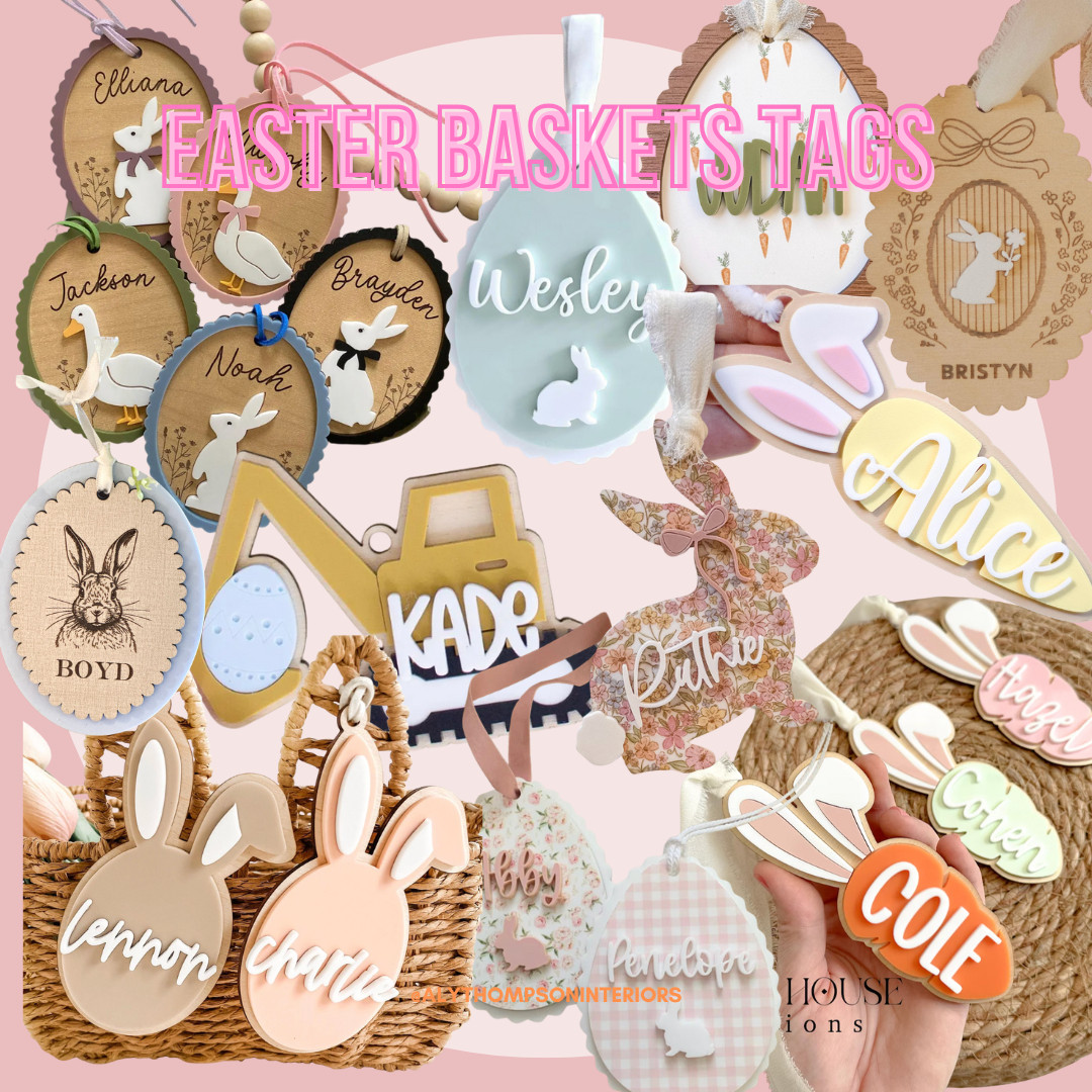 Easter | Easter Baskets | Spring | Easter Basket Tags | Easter Decor | Basket Tags | Basket Name Tags | Easter Basket Name Tags 

 #LTKSeasonal #LTKFindsUnder50 #LTKKids