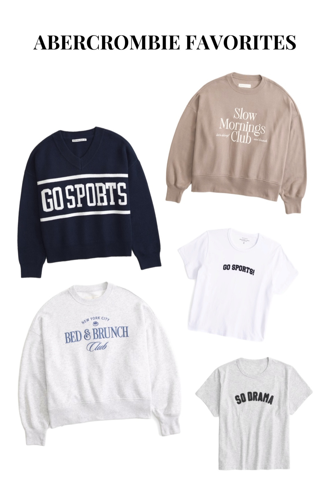 My favorites from Abercrombie!

#LTKSaleAlert #LTKU #LTKGiftGuide