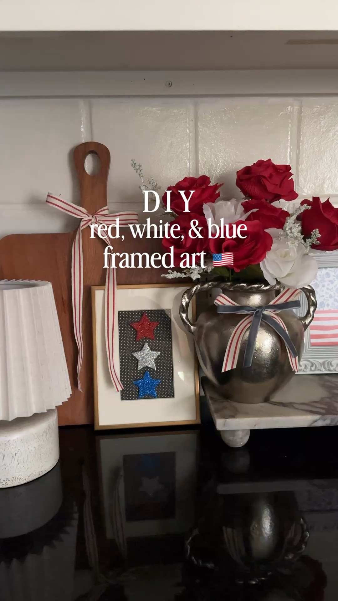 DIY Framed art! ♥️🤍💙🇺🇸

#LTKSeasonal #LTKHome #LTKSaleAlert
